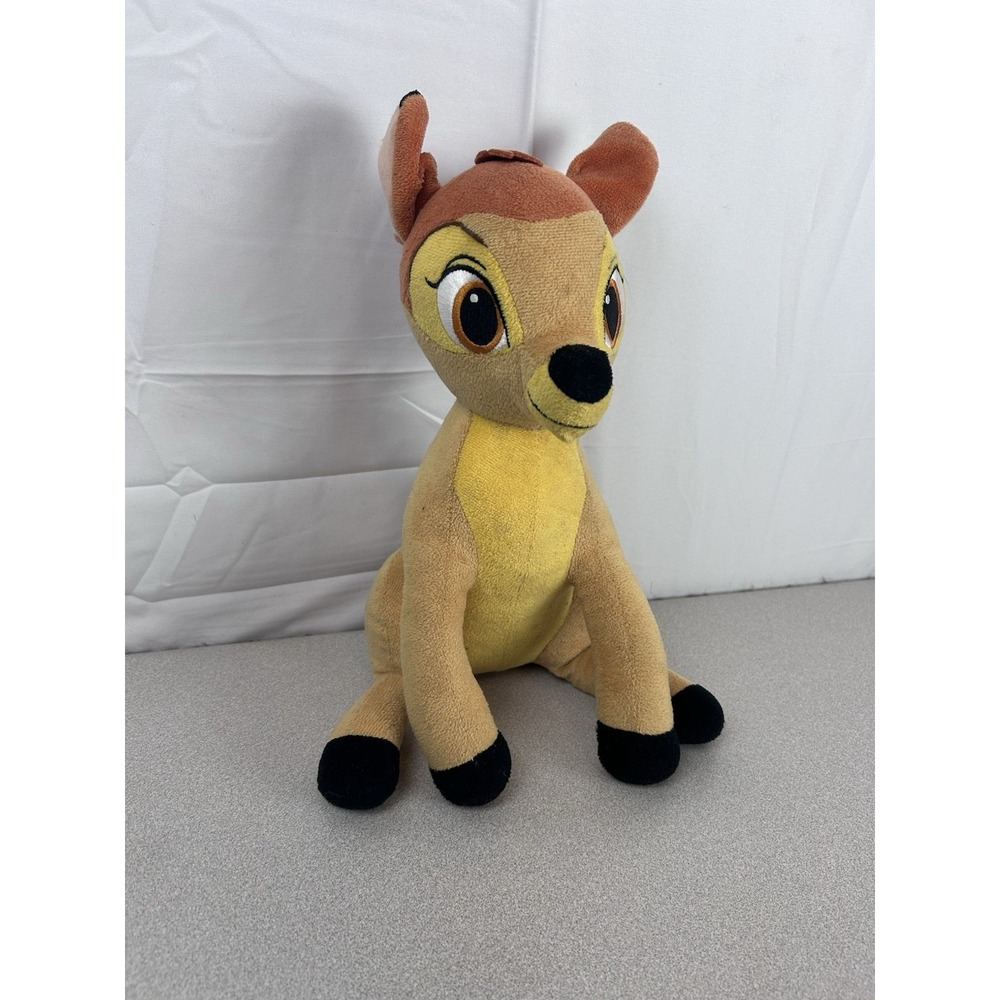 Disney Bambi 12" Sitting Deer / Fawn Stuffed Animal Plush